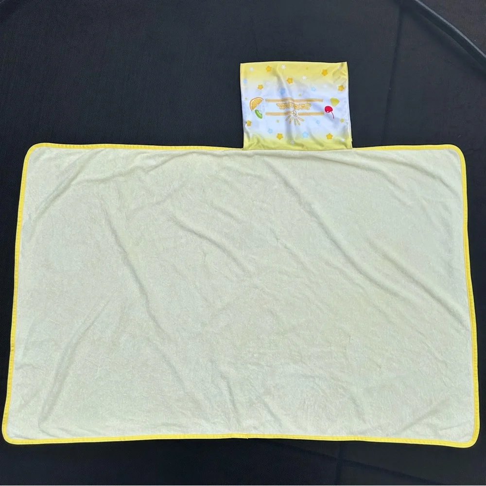 Pompompurin Lap Blanket Soda Float Series Kawaii Sanrio Character Summer Blanket